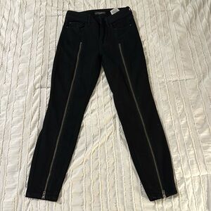Guess zipper-leg jeans